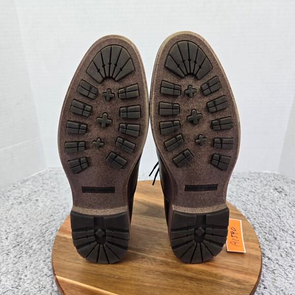 Mark Nason Ottomatic G&T Brown Leather Plain Toe Lugged Sole Oxford Mens 11 - Picture 9 of 13